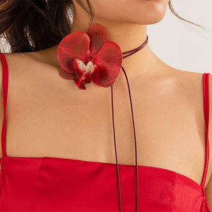 Tropical Orchid Choker