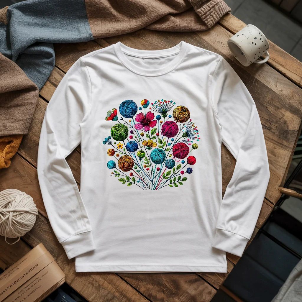 Blooming Yarn Long Sleeve T-shirt