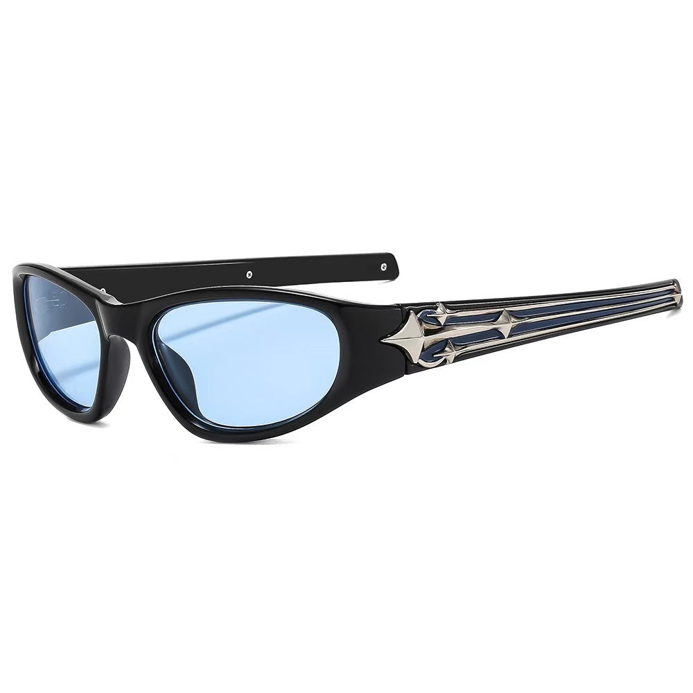 Y2K Cyber Star Sunglasses